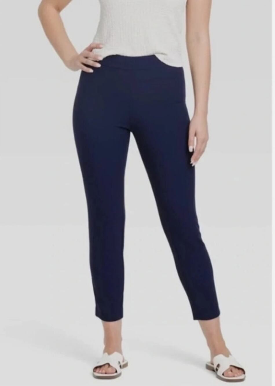A New Day Women's High Rise Skinny Ankle Pull On Pants - 2R